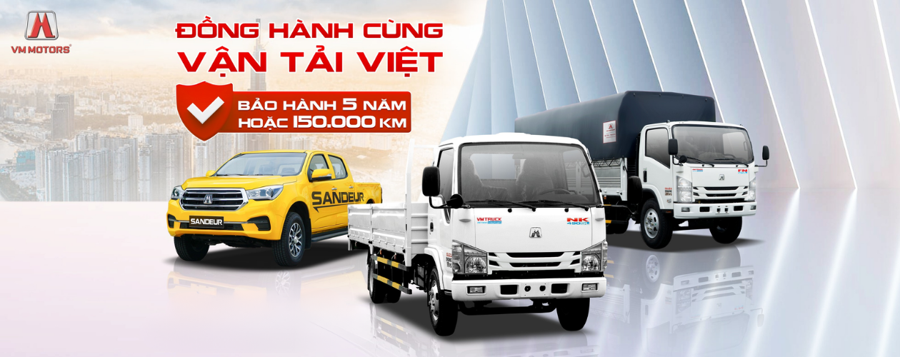 VM MOTORS ĐỒNG HÀNH CÙNG VẬN TẢI VIỆT