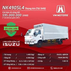 NK490SL4 THÙNG KÍN TẢI 1T49