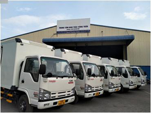 LỄ BÀN GIAO LÔ XE CHO CÔNG TY LOGISTICS GIẢI PHÁP HẬU CẦN