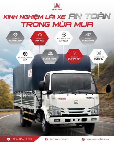 KINH NGHIỆM LÁI XE AN TOÀN TRONG MÙA MƯA BÃO