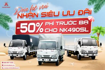 ĐÓN HÈ VUI - SIÊU ƯU ĐÃI KHI MUA XE TẢI VM MOTORS